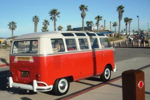 A Bug Bus Beautifully Restored - Californians Care About Their Car Culture!